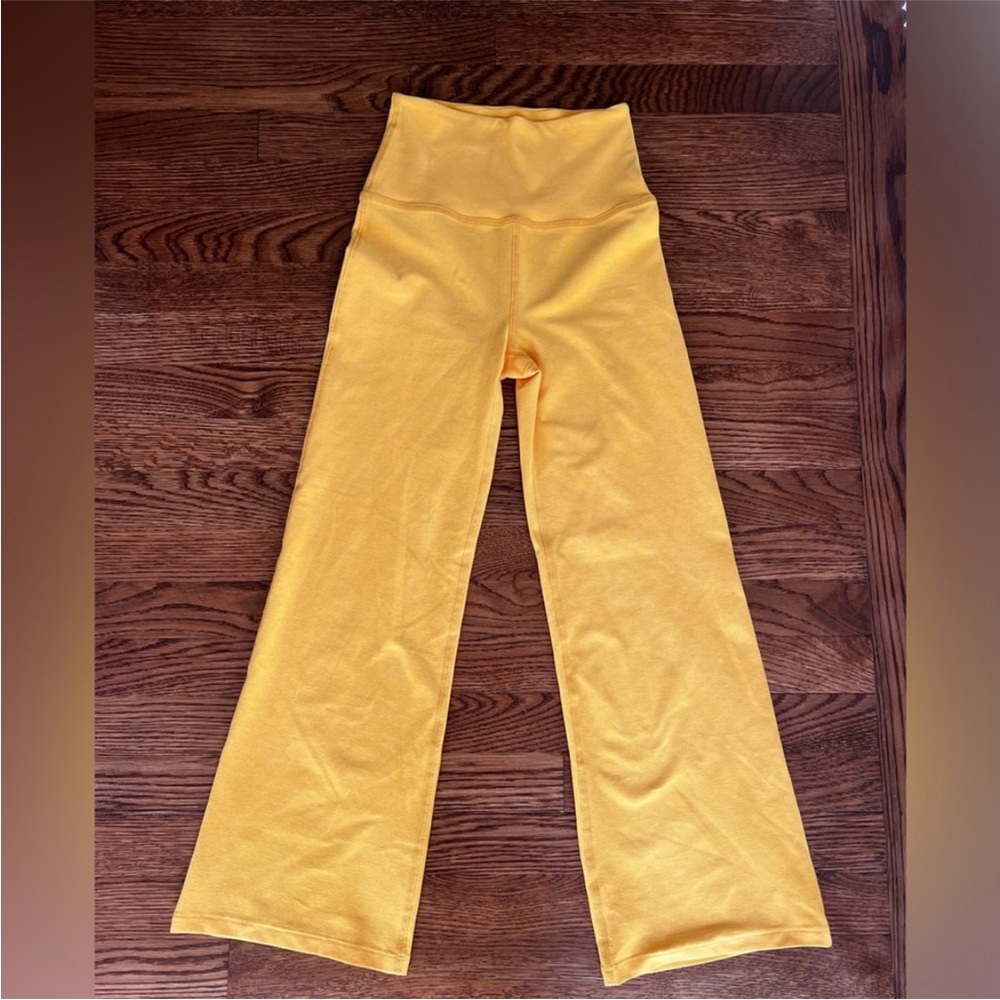 BEYOND YOGA High Rise retro crop space dye Yellow S